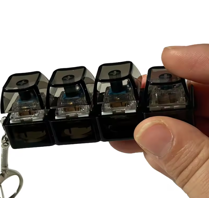 Mini Teclado Fidget LED – Gadget Antiestrés